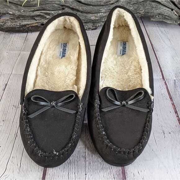 Cushionaire Sabina Moccasin Memory Foam Slippers - Picture 2 of 10